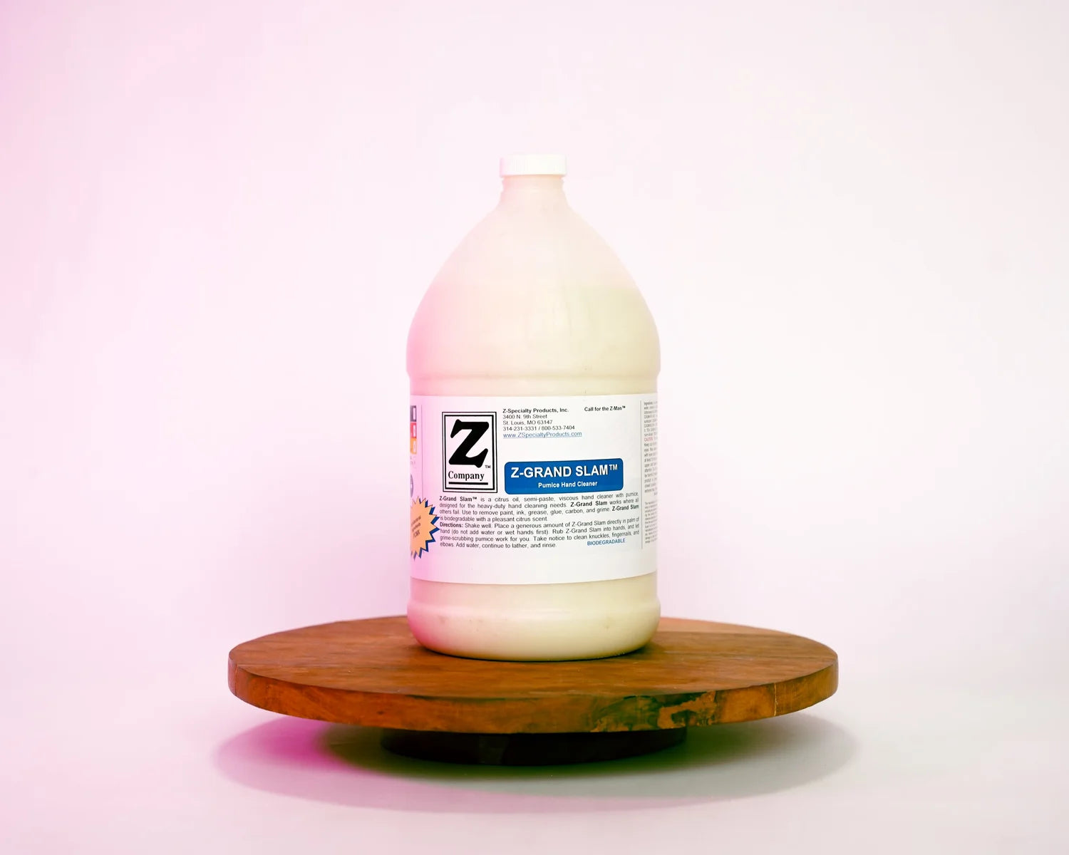 Z-Grand Slam pumice hand cleaner