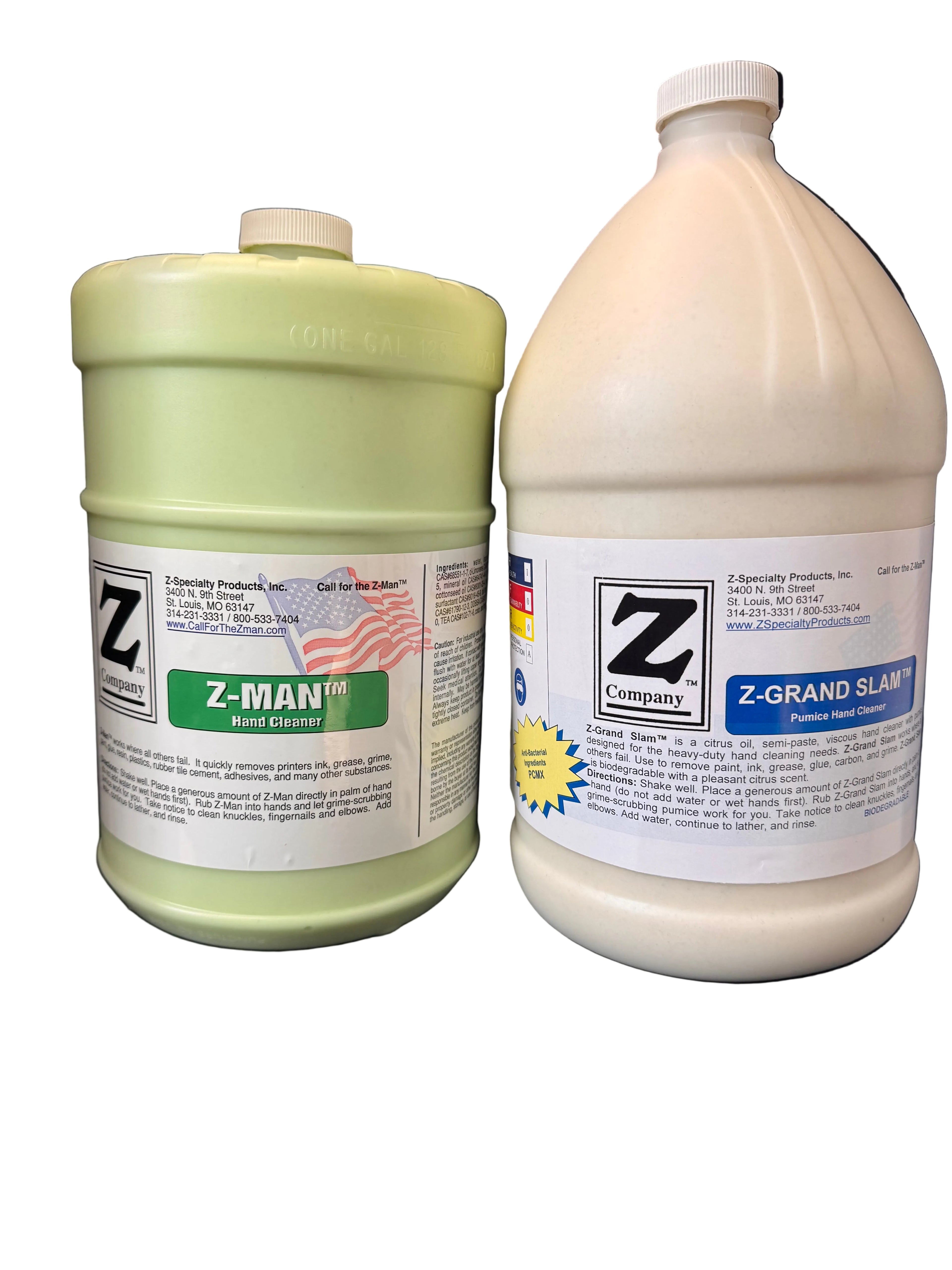 Z-Man Hand Soap – Case of 4 x 1-Gallon Jugs