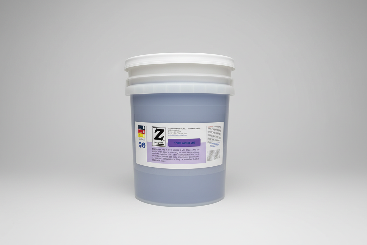 Clear plastic container with a label on a white background