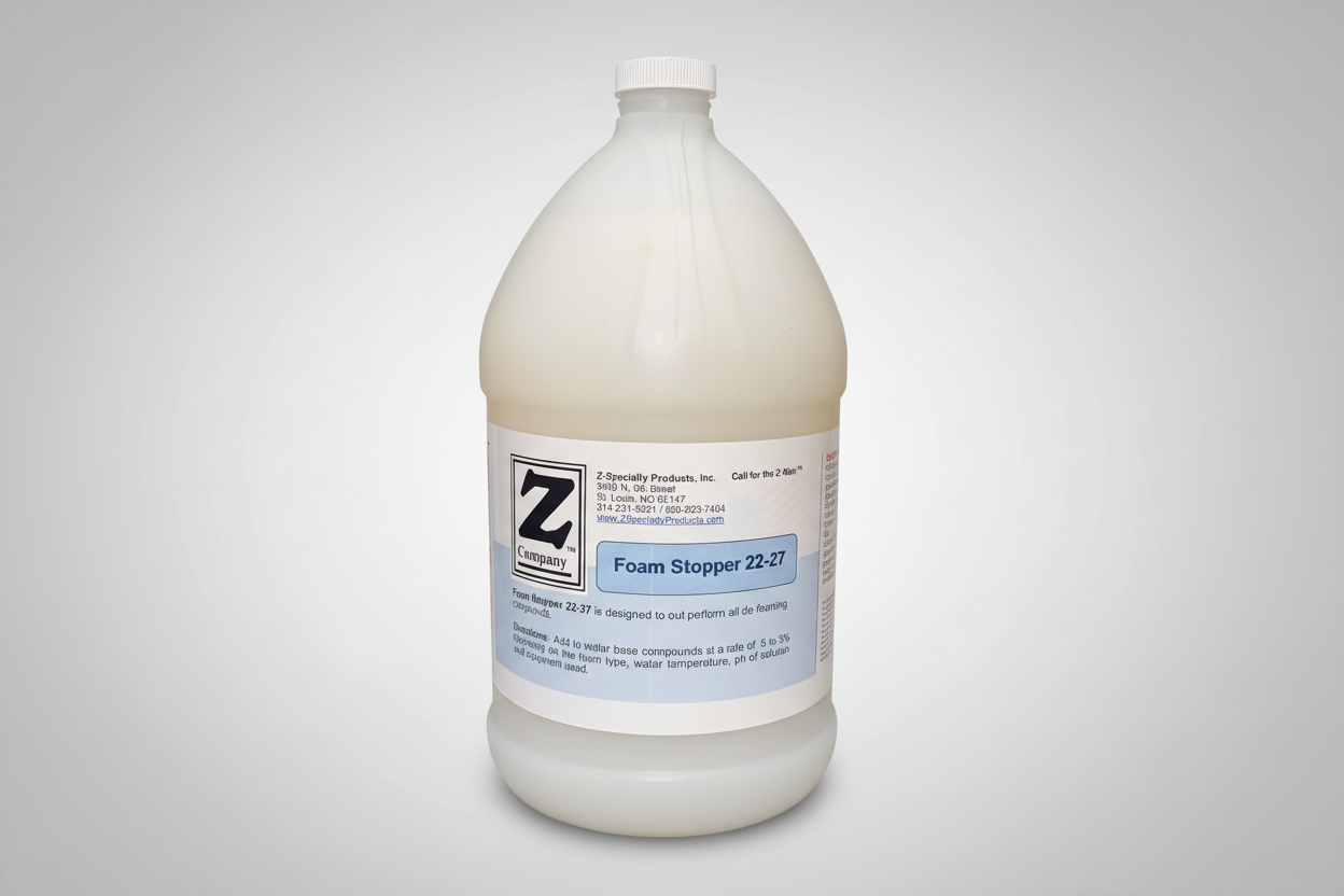 Foam Stopper used in parts washers to stop foam made by Z's parts washing products